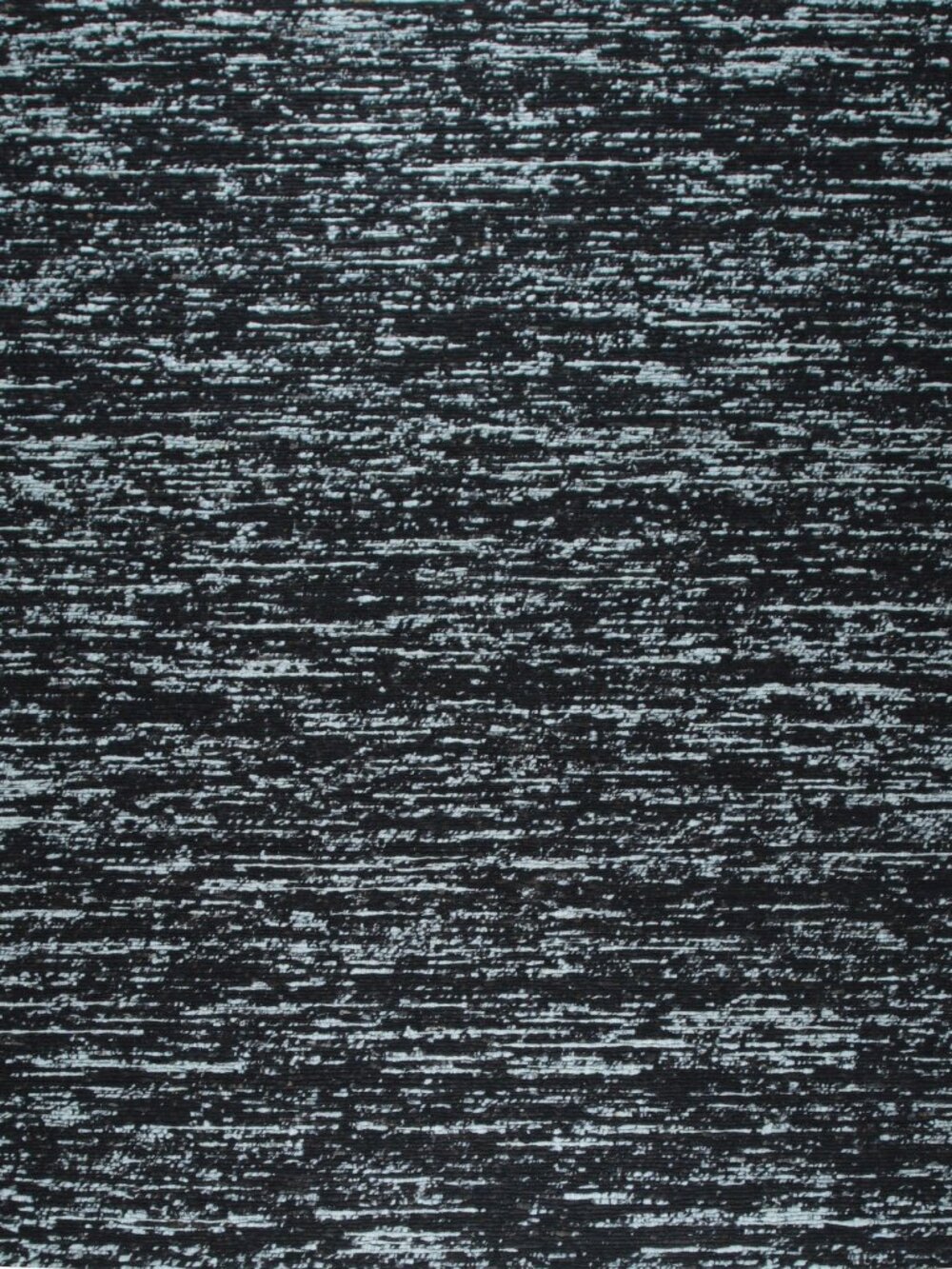 Black Flatweave Wool Area Rug 4' x 6' Handmade Modern Graphic Rug